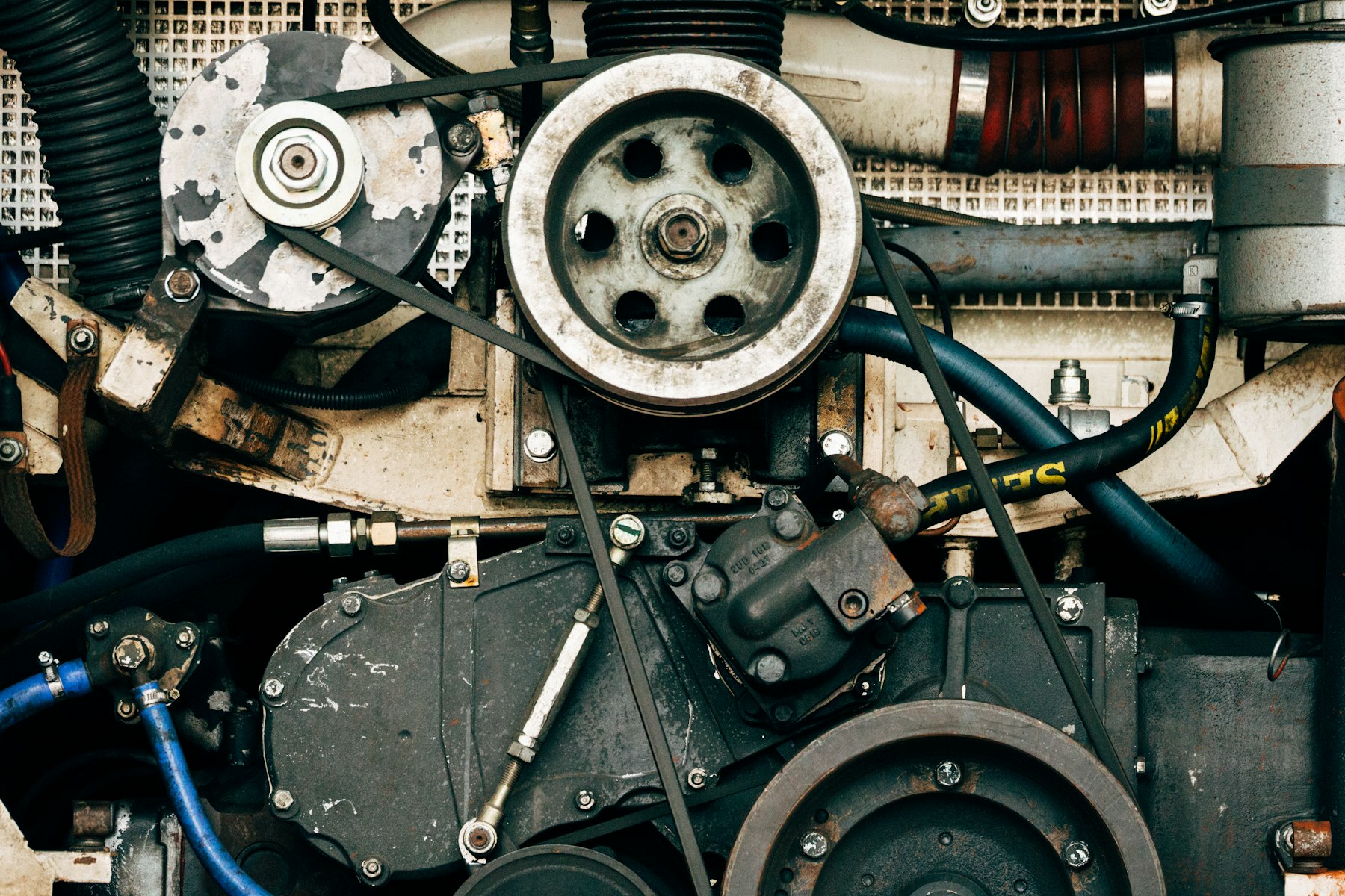 Diesel engine detail