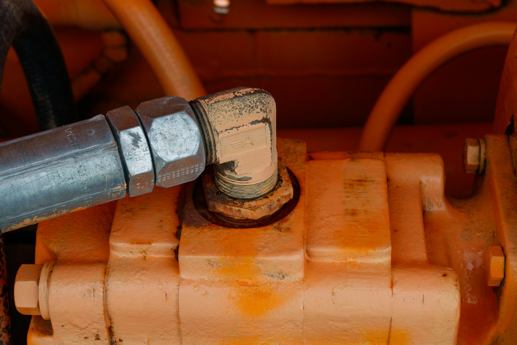 Hydraulic pump and hoses